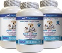 PET-supplementen & NUTRITION LLC Ondersteuning van hondenoogvitaminen - Honden Totale gezondheidscontrole - Immuunondersteuning - Hair Skin Nails Oral Eye Health Formula - Calcium voor hondenvoeding - 3 flessen (180 Treats)