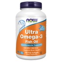 NOW Foods Supplements, Ultra Omega-3, 500 EPA en 250 DHA, Cardiovasculaire ondersteuning*, 180-Vish Gelatine Softgels
