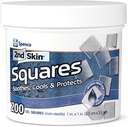 2nd Skin Dressing 1" Squares (200 Count) - Blister Pads for Feet & Body - Cool Gel Relief Patches - 95% Water Formule - Non-Stick Chafing Protection - Draagbare Eerste Hulp voor Atleten & Wandelaars