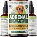 Аdrеnаl Balance for Dogs and Cats - Cushings Treatment for Pets, Аdrеnаl Support w/Ashwagandha, Licorice Root, Rhodiola Rosea 