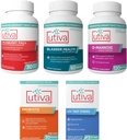 15% Bundle Utiva Cranberry PACs 30 Vegi Capsules + Utiva Bladder Health 60 Capsules + Utiva D-Mannose 500mg 120 Capsules + Utiva Probiotic 30 Vertraagde Release Vegi Capsules + Utiva UTI Teststrips