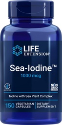 Life Extension Sea-Iodine Capsules, 1000 mcg, 150 Veg Caps, Natural Jodium Supplement van Kelp en Bladderwack