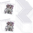 Pill Pouch Bags Zippered Pill Pouch Herbruikbare pil Baggies Helder Plastic Pill Bags Self Sealing Travel Medicine Organizer Opslag met schuif slot voor kabeljauw Leverolie, pillen en kleine items (36 stuks)
