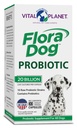 Vital Planet - Flora Dog Probiotic Capsules Supplement met 20 Miljard Culturen en 10 Strains, Hoge Potentie Immune en Digestieve Ondersteuning Probiotica voor honden, 30 Vertraagde Release Capsules