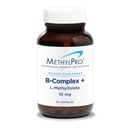 MethylPro B-Complex + L-méthylfolate 10 mg - Complexe de vitamine B méthylée pour les femmes et les hommes, Soutien énergétique cellulaire avec folate, niacine et biotine, supplément VIT B - 30 capsules véganes