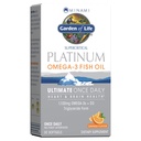 Garden of Life Minami Supercritic Platine Omega 3 Supplément huile de poisson - Orange, 30 Softgels, Ultime une fois par jour huile de poisson Omega 3 pour la santé du coeur et du cerveau, 1100mg Omega-3s + 1000 UI Vitamine D3