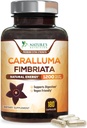 Pure Caralluma Fimbriata Extract Hooggeconcentreerd 1200mg - Natuurlijke Caralluma Fimbriata Capsules Endurance Support, Beste veganistisch supplement voor mannen en vrouwen, Niet-GMO - 180 capsules