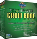 Garden of Life Calcium Supplement - Vitamine Code Groei Bone Made with Whole Foods, Strontium, Magnesium, K2 MK7, Vitamine D3 & C Plus Probiotica for Gut Health, 30 Day Supply