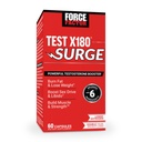 Krachtfactortest X180 Surge Testosteron Ondersteuning voor mannen, mannelijke vitaliteit verbeteren supplement, spier-en sterkte bevorderen, ondersteuningsgewicht, Boost Lang aanhoudende energie, 60 capsules