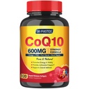 CoQ10 Supplément de 600 mg de softgels CoQ10 - CQ10 Coenzyme-Q10 avec Oméga 3 et PQQ et vitamine E, CoQ10 400mg de softgels, 60 portions