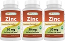 Best Naturals Zink Supplement als Zink Gluconaat 50mg 240 tabletten Verpakking van 3