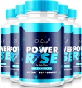(5 Pack) Power Rise voor mannen, Officiële Power Rise voor mannen pillen, Alle natuurlijke mannelijke ondersteuning voor piekprestaties en algemene gezondheid, Premium Power Riser En Capsulas Pastillas Review (300 Capsules)
