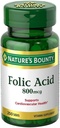 Foliumzuur 800 mcg Tabletten Maximale sterkte, 2 flessen (250 aantal)