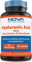 Nova Nutritions Hyaluronzuur 100mg/serveren - Bevordert jeugdige huid en gezonde gezamenlijke functie 120 Capsules