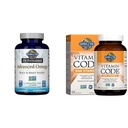 Garden of Life Dr. Formulated Advanced Omega Fish Oil & Raw Vitamin Code Vitamine C, 120 Veg Capsules