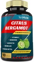 Citrus Bergamot Extract Capsules met VitamineC, Berberine, Quercetin, Bromelain, Echinacea, Black Pepper - 3 maanden Levering, 90caps