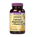 Bluebonnet Voeding Calcium Magnesium Plus Vitamine D3 Earthsweet, Bone Health & Muscle Relaxation, Soy-Free, Gluten-Free, Kosher, Dairy-Free,90 Orange Vanilla Flavored Kauwtabletten