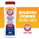 Arm & Hammer Athleet's Foot Powder - Antischimmel behandeling voor voeten met bak Soda - Relives Jeuk, Burning en Odor - Klinisch bewezen Formule - 3,5 oz 4 Pack (4)