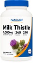 Nutricost Milk Thistle Extract 240 Capsules, 240 Servings, Gluten Free