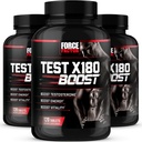 Force Factor Test X180 Boost, Testosteron Booster en Energie Supplement voor mannen, Boost Energy, Verhoog uithoudingsvermogen, en Verbeter vitaliteit, met D-Aspartic Acid en Fenegriek, 120 Tellen (Pack of 3)