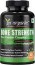 Elf Zone Bone Strength - Plant-based Calcium, Magnesium, Zink, Vitamine D3, VIT B12, K2 - GGO, soja, glutenvrije ingrediënten - Whole Food Supplement for Bone Health - 60 Vegan Friendly Capsules