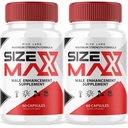 rize labs grootte Max pillen voor mannen, Maat Max Natuurlijke en effectieve capsules, Maat Max Ondersteunt het lichaam om langer en beter uit te voeren, Maat Max Supplement beoordelingen (120 capsules) (Pack of 2)
