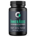 InnerAxis 2-en-1 Cerveau et Gut Santé Probiotique, 10 milliards UFC, 8 souches symbiotiques pour Gut, Psychobiotique, Mood et Soutien du cerveau, Acidophilus Probiotique pour les femmes et les hommes, 30 portions