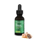 Teinture de propolis d'abeille d'Organika 1 oz: Extrait de propolis végétalienne - Gorge et respiration - Sans gluten, OGM, et arômes artificiels - 10 jours Prop gouttes d'approvisionnement