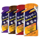 Gels d'énergie Royal-D pour la course - Gel d'énergie, Gels de course, Gels de sport pour les coureurs, Gel d'énergie pour le cyclisme, Gel d'énergie pour la course - Arômes assortis (1,4 Oz Packet, 5 chacun - 20 comte)