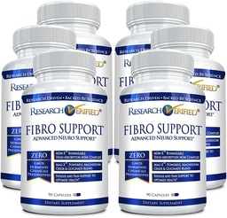 Onderzoek Geverifieerde Fibro Ondersteuning - 540 Capsules - MSM, Magnesium, Vitamine D3, BioPerine - 6 maand levering - Veganistisch