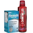 iSatori L-Carnitine LS3 Mixed Berry 1500mg (32 porties) & BioGenetic Labs Forskolin Lean & Tone
