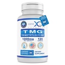 Genex Formules TMG Supplement 1000mg (120 capsules) - NSF gecertificeerd voor veiligheid, kwaliteit en etikettering Nauwkeurigheid - Betaine Anhydraat Sorbitolglycine - Leversupplement - Glutenvrij & niet-GMO - 30 dagen