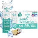 MyHy ZERO Liquid Hydration Packets, Sugar Free Electrolyte Drink Mix for Hydration Support, Dehydration Relief for Travel, Yearth, Fitness, Bachelor & Bachelorette Party
