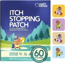 Capy Bug Bite Itch Relief Patches voor kinderen - 60 Graaf, Reizen & Camping Essentials, Hydrocortison Alternatief, Itch Relief Stickers voor Muggen & Bug Bites