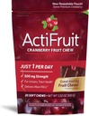 Enzymatische therapie Actifruit Cranberry Supplement met Cran-max, 500 mg, 20 Zachte Kauwen, Dozen (verpakking van 2)
