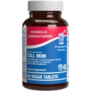 Slow Release Iron Supplement met Vitamine C - Hoge absorptie zacht ijzer met vitamine C voor vrouwen met Methyl B Complex voor maximale voordelen - Maagvriendelijk Veganistisch & Made in The USA - 60 Servings