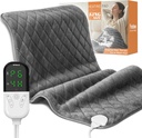 Elektrische verwarmingskussen voor periode kraampjes - 35"x20" XL Grote verwarmde pads voor rug, nek, schouder en benen pijnverlichting, vochtige warmte-optie, machine wasbaar, 6 warmte-instellingen, auto-uitschakeling, zachte Velvet