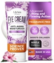 LilyAna Naturals Eye Cream for Dark Circles and Puffiness, Under Eye Cream for Rimpels and Bags, Anti Aging - helpt de droogheid te verbeteren; voor gevoelige huid - 1.7 oz - Made in USA
