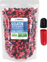 XPRS Nutra Maat 000 Lege Capsules - 1000 Tellen Grote Lege Gelatine Capsules - Pillen voor DIY Supplement Capsule vullen - Vulbare Kleur Gel Caps Pillen voor Do-It-Yourself Supplementen (rood/zwart)