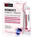 NATUUR TARGET Probiotica voor vrouwen Probiotische poeder - 50 miljard CFUs, 13 Strains Ondersteuning voor de spijsvertering Vaginale gezondheid, Bloating Relief, 30 Stick Packs