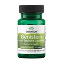 Swanson Soy-Free Genistein Plant-Based Supplement for Women Seeking Hormonal Balance, Bone, and Cardiovascular Support - 125 mg (60 Vegan Capsules)