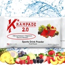 Krampade 2.0 2K: 50 mg Magnesium + 2000 mg Kaliumkramp Relief Electrolyte Drinkpoeder: Sneller herstel, Trage vermoeidheid, geoptimaliseerde hydratatie 