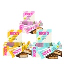 Nick's Sampler Pack Swedish Style Protein Bars, Keto Friendly Snack Bars, No Added Sugar, 5g Collageen, Low Carb Protein Bar, Low Sugar Meal Replacement Bar, Keto Snacks, 36-Count