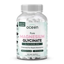 Organics Ocean Pure Magnesium Glycinate met zink - Maximale sterkte chelated Magnesium Supplement voor vrouwen en mannen voor spierkrampen en slaapondersteuning - 90 Capsule