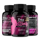 XtraBody Butt Enhancement and Breast Enlargement Supplement - Estrogen Enhancer - Augmente Butt & Breast Size, réduit les symptômes menstruels et fournit un supplément d'énergie (1 bouteille=30 capsules)