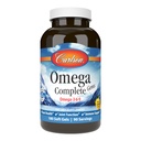 Carlson - Omega Complete Gems, Omega-3-6-9, Wild Caught, Sustainablely Sourced, Heart Health, Joint Function & Immune Support, 180 Softgels