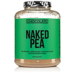 NAKED Nutrition Chocolate Pea Protein Isolaat - 5Lb Bulk, NSF Certified, Plant Based, Vegetarian & Vegan Protein. Gemakkelijk te graven, non-GMO, glutenvrij, lactosevrij, sojavrij