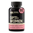 Optimum Nutrition Opti-Women Daily Multivitamin for Women, Immune Support Supplement with Iron, 60 Day Supply, 120 Count, (Packaging May Vary)