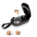 Hoortoestellen voor senioren, oplaadbare hoortoestellen met geluidsannulering, gehoorversterker 16 kanalen In-Ear Hoortoestellen voor gehoorverlies, met Power Display Charger Case.