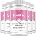 (5 Pack) Femi Pro Probiotica - FemiPro Advanced Formula Bladder Control Support, Microbiome Balance, Gezond urinesysteem, 300 capsules